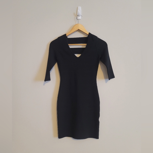 Black Bodycon Dress - Picture 1 of 4